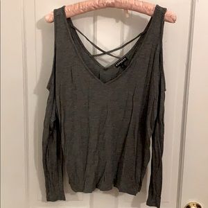Express Cold Shoulder Top